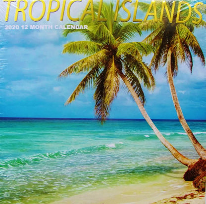 Tropical Islands Paradise 2020 12 Month Wall Calendar
