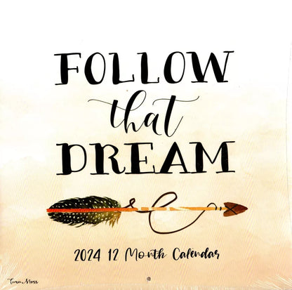 Follow that Dream - 2024 12-Month Wall Calendar