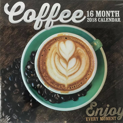 Coffee 16 Month 2018 Calendar