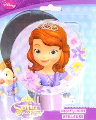 Disney Princess Sofia The First Night Light with Purple Base and On Off Switch