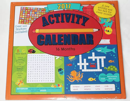 Paper Craft 2017 Kids Childrens 16 Month Calendar
