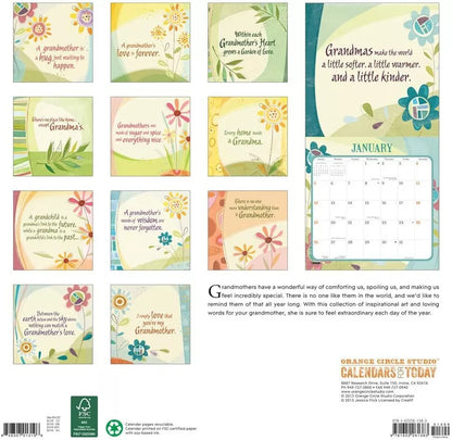 Orange Circle Studio 2014 Wall Calendar, for My Dear Grandmother