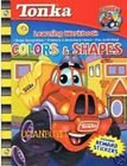 Tonka Workbooks with Stickers - Colors & Shapes
