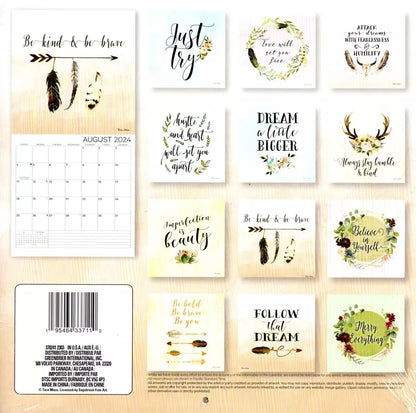 Follow that Dream - 2024 12-Month Wall Calendar