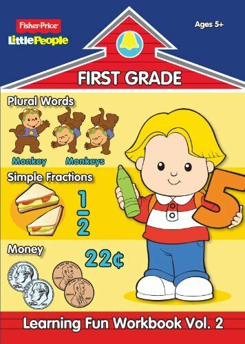 Fisher Price Little People First Grade Workbook-Volume 2