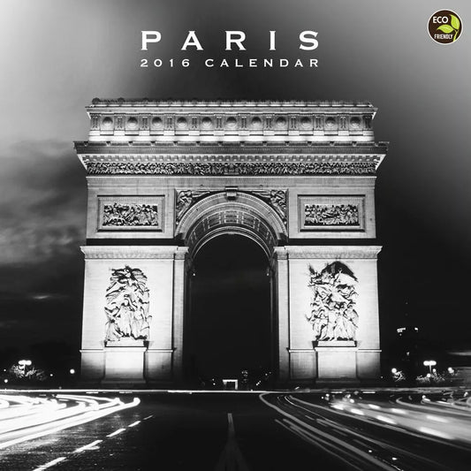 2016 Paris Wall Calendar
