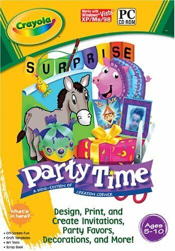 Crayola Party Time PC CD Rom
