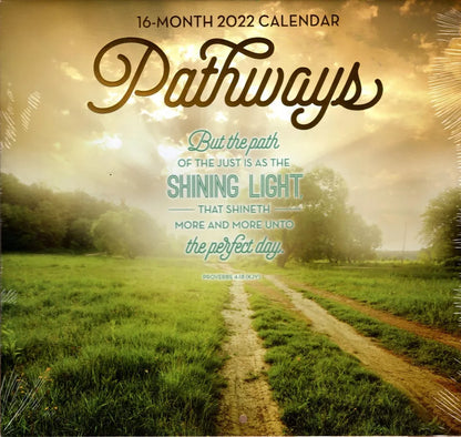 2022 16 Month Wall Inspiration Calendar - Pathways