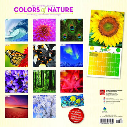 Colors of Nature 2017 Wall Calendar (Multilingual Edition)