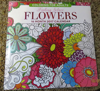 2017 Adult Coloring Calendar -Mandalas