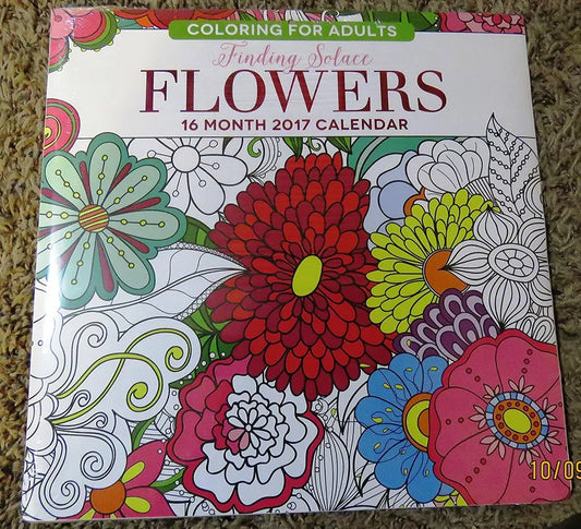 2017 Adult Coloring Calendar -Mandalas