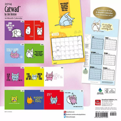 Jim Benton Catwad 2014 Calendar