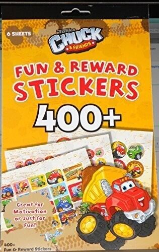 400+ Fun & Reward Stickers Tonka Chuck & Friends by Greenbrier