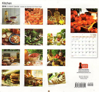 Kitchen - 2016-16 Month Wall Calendar