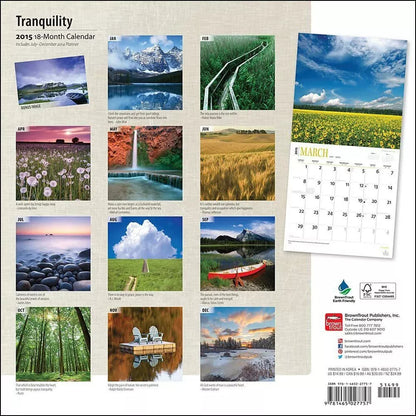 Tranquility 2015 Wall Calendar