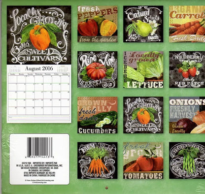 Country Kitchen - 2016 12 Month Wall Calendar