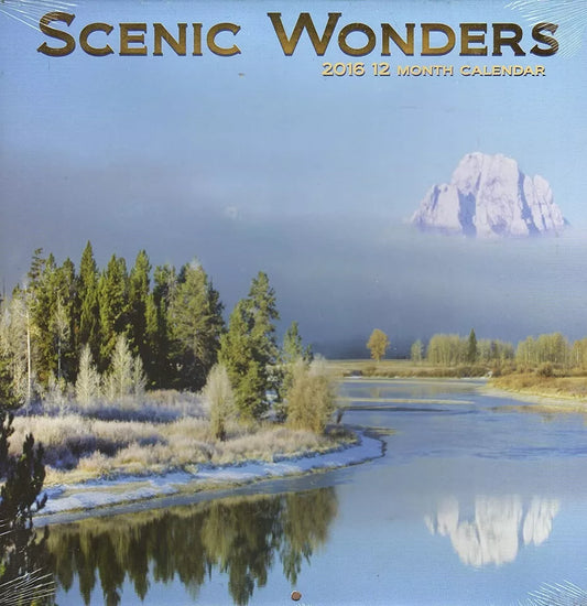 2016 Scenic Wonders 12 Month Wall Calendar 12x12