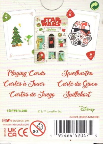 Star Wars Holiday Christmas Themed Deck of Playing Cards NEW