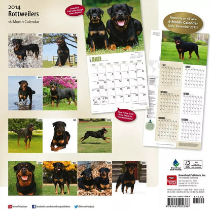 Rottweilers 2014 Wall Calendar