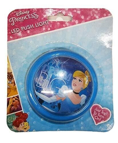 Disney Princess Led Push Light (Assorted)