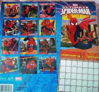 Ultimate Spider-man 2013 12-month Calendar