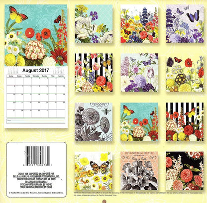 Bugs and Blooms - 2017 Wall Calendar