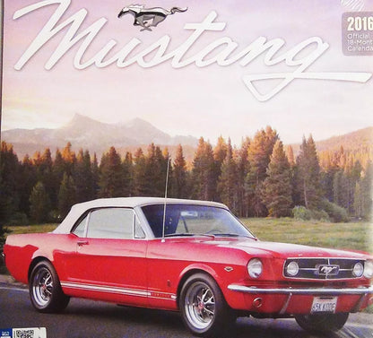 Mustang 18-Month 2016 Wall Calendar (12 x 12)