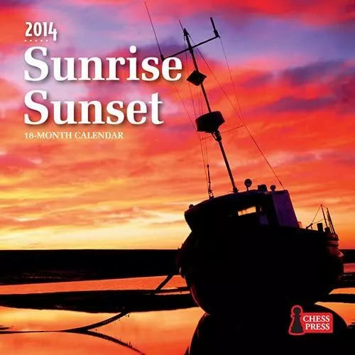 Sunrise Sunset 2014 Mini Wall Calendar