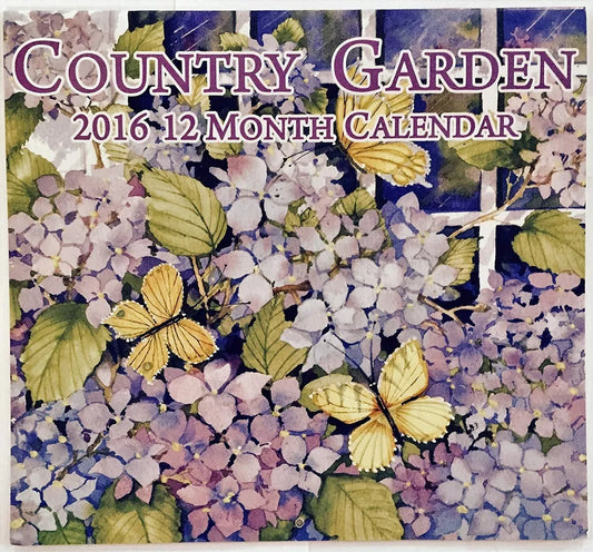 Country Garden 2016 12 Month Wall Calendar 12in x 11in