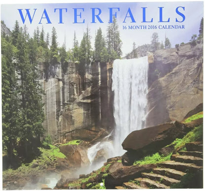 2016 Waterfalls 16 Month Wall Calendar