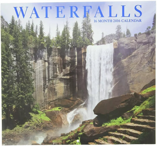 2016 Waterfalls 16 Month Wall Calendar