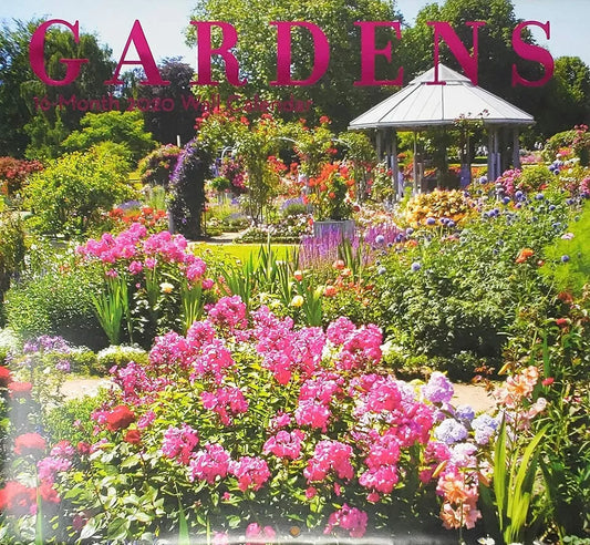 2020 Gardens Full-Size Wall Calendar, 16-Month