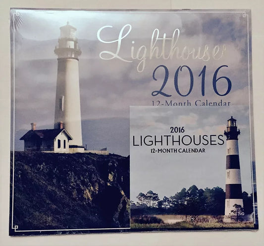 Lighthouses 2016 12 Month Calendar with Bonus Miniature Lighthouses Calendar