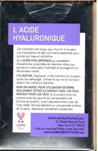 Hyaluronic Acid - Skin Cream & Aqua Sleeping Mask & Gel Mask 1.7oz. (Set of 3)