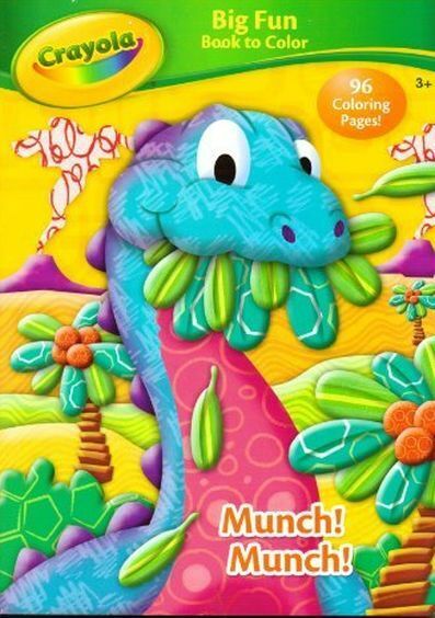 Crayola Big Fun Book to Color ~ Munch! Munch!