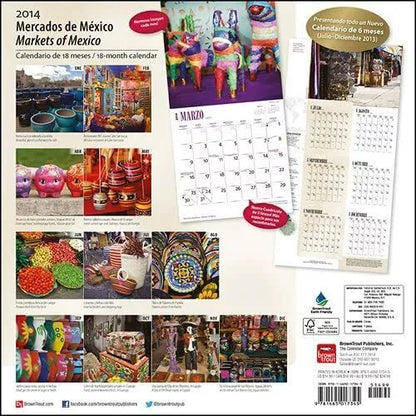 Markets of Mexico 2014 Wall Calendar