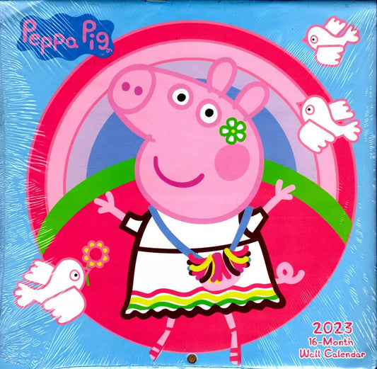 Peppa Pig - 16 Month 2023 Wall Calendar