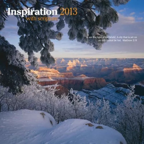 Inspiration with Scripture 2013 Square 12X12 Wall Calendar