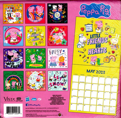 Peppa Pig - 16 Month 2023 Wall Calendar