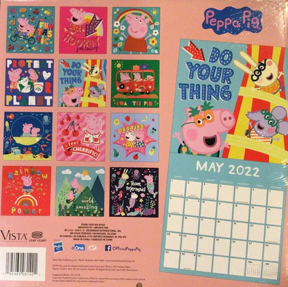 Licenced Character Pig 2022 16- Month Calendar