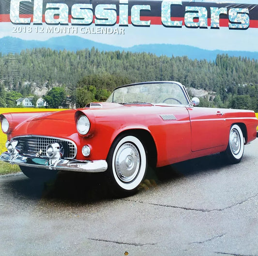 2018 Classic Cars Wall Calendar