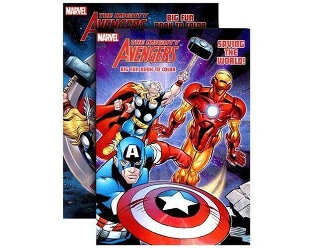 The Mighty Avengers Big Fun Book to Color - Heroes Join Forces