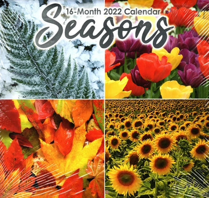 2022 16 Month Wall Calendar - Seasons