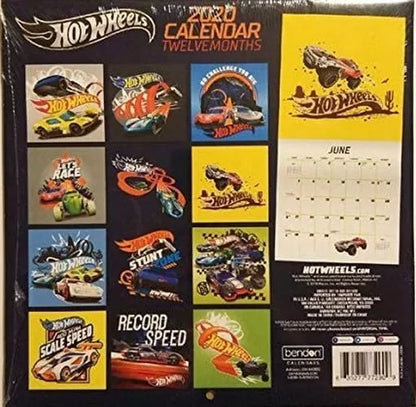 Hot Wheels 2020 Calendar
