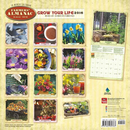 Farmers Almanac 2016 Wall Calendar