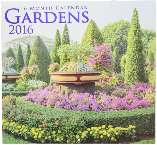 2016 Gardens 16 Month Wall Calendar
