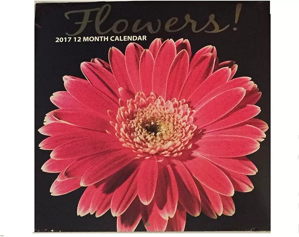 Flowers 2017 12-Month Calendar