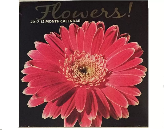 Flowers 2017 12-Month Calendar