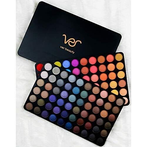 Ver Beauty Bittersweet 20 Colors Shimmer and Matte Professional, Black