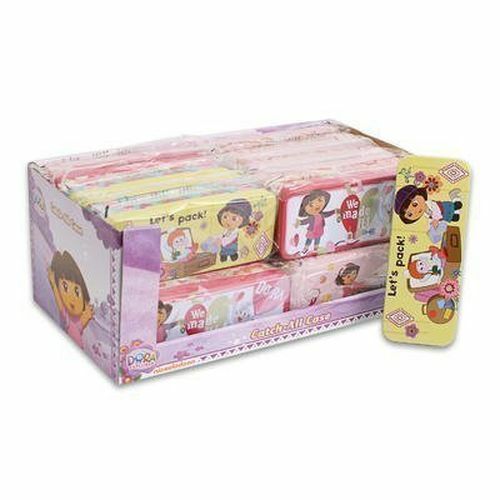 Dora The Explorer 8" Tin Pencil Case Pencil Holder (Assorted) by Nickelodeon